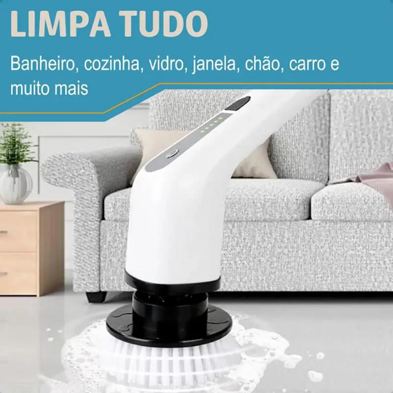 Escova de limpeza elétrica, Purificador elétrico, Ferramentas De Limpeza De Sala, Cozinha E Banheiro Gadgets, 9 em 1